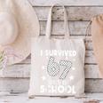 I Survived 67 Days Of School Teachers Students Canvas Tote Bag, gift for family, gift for coworker