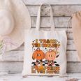 I Teach The Coolest Pumpkins In The Patch Teacher Halloween Canvas Tote Bag, gift for family, gift for coworker