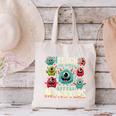 I Teach The Cutest Little Monsters Teacher Halloween Outfit Canvas Tote Bag, gift for family, gift for coworker
