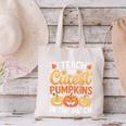 I Teach The Cutest Pumpkins Tshirt Halloween Teacher Canvas Tote Bag, gift for family, gift for coworker