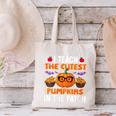 I Teach The Cutest Pumpkins In The Patch Halloween Teacher Canvas Tote Bag, gift for family, gift for coworker I Teach The Cutest Pumpkins In The Patch Halloween Teacher Canvas Tote Bag, gift for family, gift for coworker