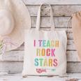I TEACH ROCKSTARS Band Vibes Teacher Rocks My Music Teaching Canvas Tote Bag, gift for family, gift for coworker