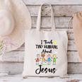 I Teach Tiny Humans About Jesus Sunday School Teacher Canvas Tote Bag, gift for family, gift for coworker