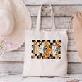 Teacher Appreciation Boho Floral Leopard Checkered Canvas Tote Bag, gift for family, gift for coworker Teacher Appreciation Boho Floral Leopard Checkered Canvas Tote Bag, gift for family, gift for coworker