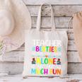Teacher Besties Because Going Crazy Alone Is Not Fun Canvas Tote Bag, gift for family, gift for coworker