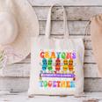Teacher We Are Like A Box Of Crayons Back To School Men Women Kids Canvas Tote Bag, gift for family, gift for coworker