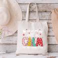 Teacher All Calm Said No Teacher Christmas Pencil Tree Canvas Tote Bag, gift for family, gift for coworker