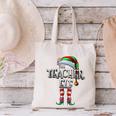 The Teacher Elf Shirt Matching Family Christmas Elf Men Women Kids Canvas Tote Bag, gift for family, gift for coworker The Teacher Elf Shirt Matching Family Christmas Elf Men Women Kids Canvas Tote Bag, gift for family, gift for coworker