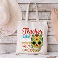 Teacher Life Got Me Feeling Un Poco Loco Canvas Tote Bag, gift for family, gift for coworker