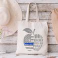 This Teacher Loves Her Police Officer Wife Saying Canvas Tote Bag, gift for family, gift for coworker