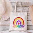 Teacher You Are a Rainbow Of Possibilities Funny Canvas Tote Bag, gift for family, gift for coworker
