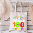 My Teacher Survived 100 Days Of Me 100 Days Of School Canvas Tote Bag, gift for family, gift for coworker My Teacher Survived 100 Days Of Me 100 Days Of School Canvas Tote Bag, gift for family, gift for coworker