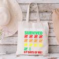My Teacher Survived 67 Days Of Me School Kids Costume Canvas Tote Bag, gift for family, gift for coworker