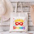 Teachers Are Just Superheroes In Disguise Fun Back To School Canvas Tote Bag, gift for family, gift for coworker