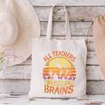 All Teachers Love Brains Halloween Teacher Canvas Tote Bag, gift for family, gift for coworker All Teachers Love Brains Halloween Teacher Canvas Tote Bag, gift for family, gift for coworker