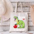 Teachersaurus Rex Dinosaur Like A Normal Teacher Saurus Canvas Tote Bag, gift for family, gift for coworker