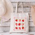 Teaching Is My Jam Strawberry Kinder Team Teacher Canvas Tote Bag, gift for family, gift for coworker