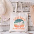 Teaching Is A Walk In The Park Teacher T-Rex Retro Canvas Tote Bag, gift for family, gift for coworker Teaching Is A Walk In The Park Teacher T-Rex Retro Canvas Tote Bag, gift for family, gift for coworker