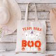 Team Para Boo Crew Halloween Ghost Paraprofessional Teacher Canvas Tote Bag, gift for family, gift for coworker