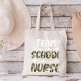 Team School Nurse Camo Teacher Student Back To School For Men Women Canvas Tote Bag, gift for family, gift for coworker Team School Nurse Camo Teacher Student Back To School For Men Women Canvas Tote Bag, gift for family, gift for coworker
