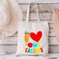 Teens Graduation I Heart My Teachers I Love My Teachers Canvas Tote Bag, gift for family, gift for coworker