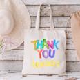 Thank You Teacher Appreciation Graduation Men Women Girls Kids Canvas Tote Bag, gift for family, gift for coworker