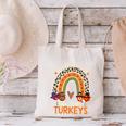 Thankful For My 5th Grade Turkeys Thanksgiving Teacher Canvas Tote Bag, gift for family, gift for coworker