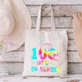 Tie Dye Happy 100th Day Of School Teacher Student 100 Days Canvas Tote Bag, gift for family, gift for coworker Tie Dye Happy 100th Day Of School Teacher Student 100 Days Canvas Tote Bag, gift for family, gift for coworker