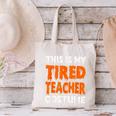 This Is My Tired Teacher Costume Quick Easy Lazy Halloween For Men Women Canvas Tote Bag, gift for family, gift for coworker