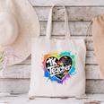 TK Teacher Transitional Kindergarten Heart Back To School Canvas Tote Bag, gift for family, gift for coworker
