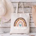 Toddler Teacher Rainbow Leopard Infant Teacher Men Women Canvas Tote Bag, gift for family, gift for coworker