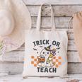 Trick Or Teach Teacher Canvas Tote Bag, gift for family, gift for coworker Trick Or Teach Teacher Canvas Tote Bag, gift for family, gift for coworker