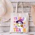 Trick Or Teach Teacher Ghost Teaching Fun Halloween Teacher Canvas Tote Bag, gift for family, gift for coworker Trick Or Teach Teacher Ghost Teaching Fun Halloween Teacher Canvas Tote Bag, gift for family, gift for coworker