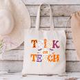Trick Or Teach Teacher Halloween Costume Men Women Canvas Tote Bag, gift for family, gift for coworker