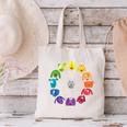 Unique For Artists By ADS Color Wheel Educational Art Teacher Dog Themed Artist Small Canvas Tote Bag, gift for family, gift for coworker