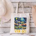 Van Go Vanlife Accessories Artist Art Teacher Canvas Tote Bag, gift for family, gift for coworker