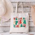 Verry Merry Speech Language Pathologist Teacher Christmas Canvas Tote Bag, gift for family, gift for coworker