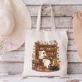 Vintage Ghost Book Reading Pumpkin Gothic Halloween Teachers Canvas Tote Bag, gift for family, gift for coworker Vintage Ghost Book Reading Pumpkin Gothic Halloween Teachers Canvas Tote Bag, gift for family, gift for coworker
