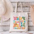 Vintage Teacher Sayings Weird Teachers Build Character For Men Women Canvas Tote Bag, gift for family, gift for coworker Vintage Teacher Sayings Weird Teachers Build Character For Men Women Canvas Tote Bag, gift for family, gift for coworker