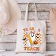 Vintage Teacher Shirt Women Trick Or Teach Halloween Canvas Tote Bag, gift for family, gift for coworker Vintage Teacher Shirt Women Trick Or Teach Halloween Canvas Tote Bag, gift for family, gift for coworker