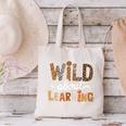 Wild About Learning Back To School First Day Teacher Student Canvas Tote Bag, gift for family, gift for coworker Wild About Learning Back To School First Day Teacher Student Canvas Tote Bag, gift for family, gift for coworker