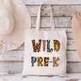 Wild About Pre-K Teacher Student First Day Of Kindergarten Canvas Tote Bag, gift for family, gift for coworker
