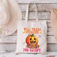 Will Trade Students For Candy Teacher Cute Halloween Pumpkin Canvas Tote Bag, gift for family, gift for coworker Will Trade Students For Candy Teacher Cute Halloween Pumpkin Canvas Tote Bag, gift for family, gift for coworker