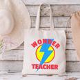 Wonder Teacher Teacher Halloween Tshirt Canvas Tote Bag, gift for family, gift for coworker