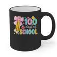 100 Days Of School Preppy 100th Day Of School Teachers Girls Graphic Print Coffee Mug, trending gift