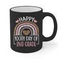 100th Day Of 2nd Grade 100 Days Of School Teacher Graphic Print Coffee Mug, 2nd Grade Teacher Gifts, trending gift