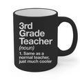 3rd Grade Teacher Definition Back To School First Day Graphic Print Coffee Mug, First Grade Teacher Gifts, trending gift