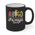 4th Grade Rocks ABCD Back To School Rock Teachers Graphic Print Coffee Mug, trending gift 4th Grade Rocks ABCD Back To School Rock Teachers Graphic Print Coffee Mug, trending gift