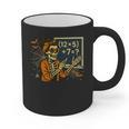 67 Teacher Halloween Skeleton Six Seven Meme Math Graphic Print Coffee Mug, trending gift