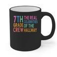 7th Grade Crew The Real Celebrities Of The Hallway Teacher Graphic Print Coffee Mug, trending gift 7th Grade Crew The Real Celebrities Of The Hallway Teacher Graphic Print Coffee Mug, trending gift